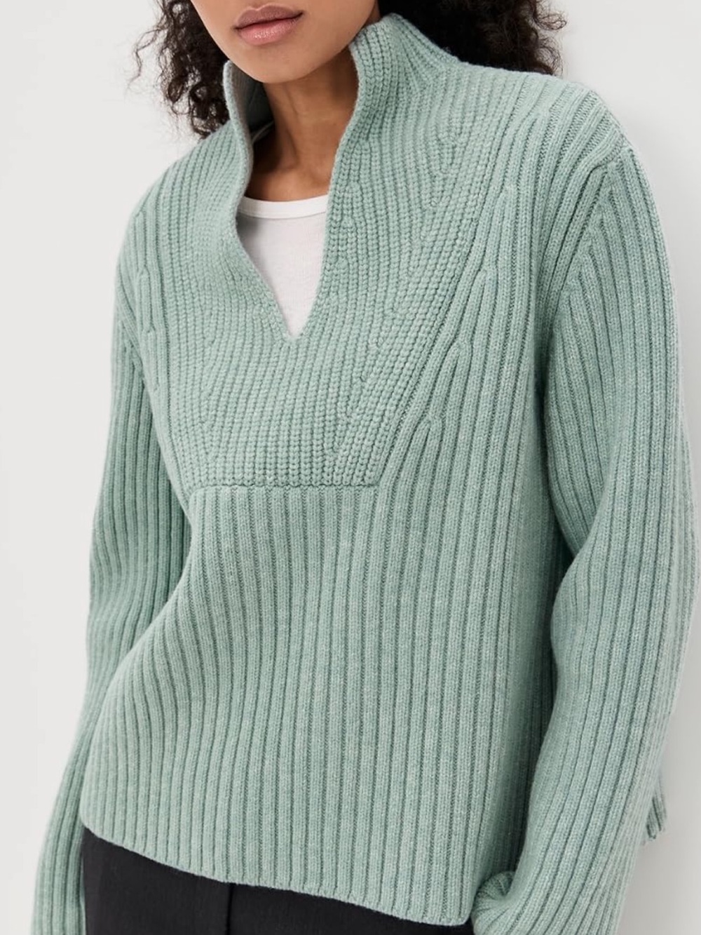 Proenza Schouler White Label Meron Sweater in Melange Moreno